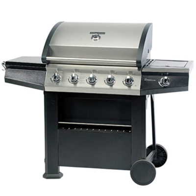 Connoisseur 5-Burner Gas Barbecue – Black